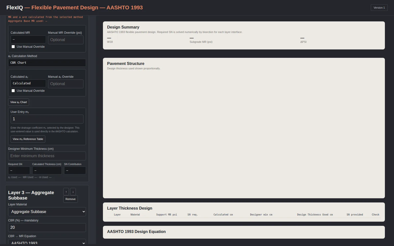 FlexiQ layer configuration panel